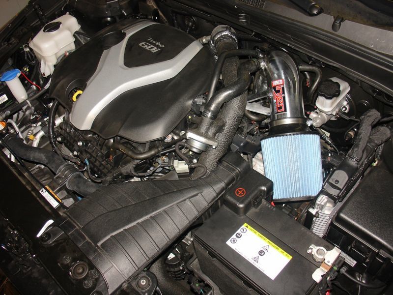 Injen 2011-14 Hyundai Sonata/Kia Optima 2.0L Turbo Polished Short Ram Intake Injen Cold Air Intakes  AXOPROS