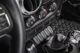 Rugged Ridge Lower Console Switch Panel 11-18 Jeep Wrangler JK/JKU Rugged Ridge Dash & Interior Trim  AXOPROS