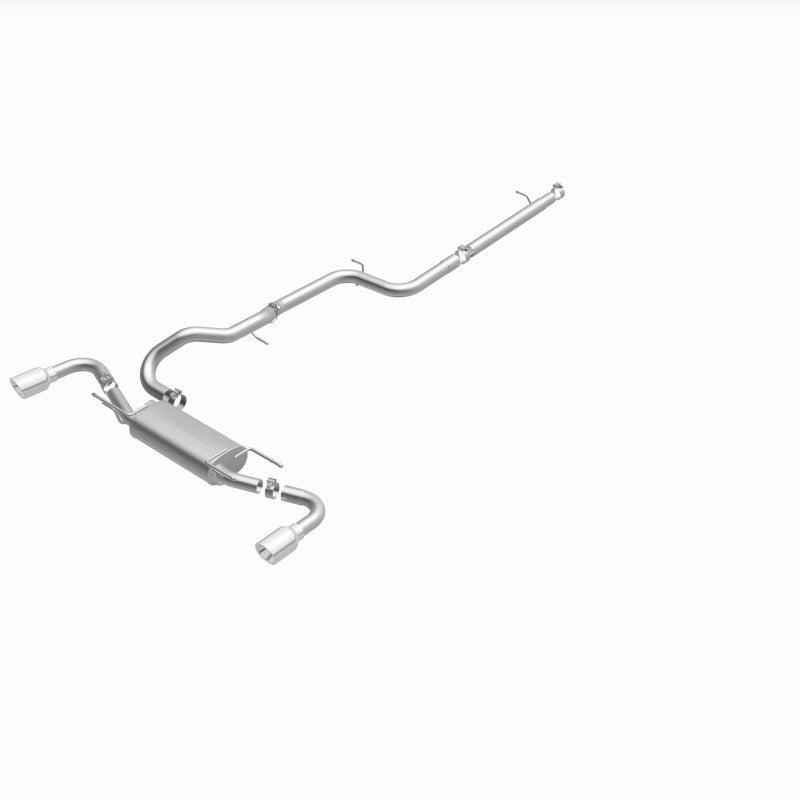 MagnaFlow 10-12 Mazda 3 L4 2.5L Hatchback Split Rear Exit Stainless Cat Back Performance Exhaust Magnaflow Catback  AXOPROS