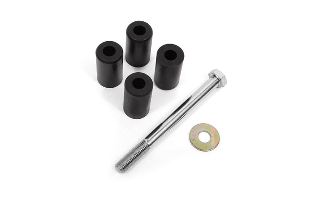 BMR 15-18 Ford Mustang S550 Rear Cradle Bushing Kit w/ Centering Sleeves- Black BMR Suspension Bushing Kits  AXOPROS