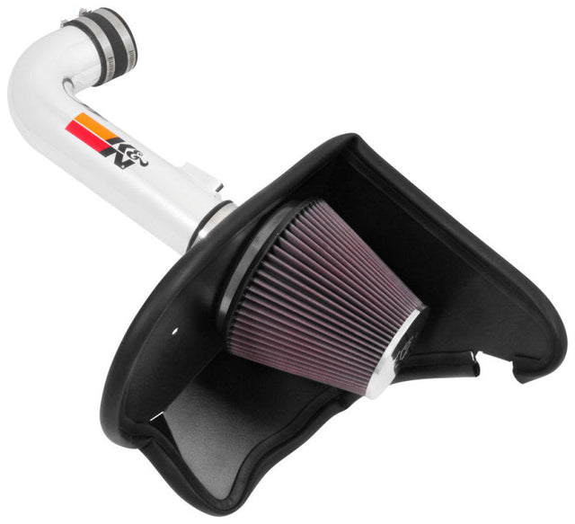 K&N 16-17 Chevy Camaro 3.6L Silver Typhoon Short Ram Intake K&N Engineering Cold Air Intakes  AXOPROS