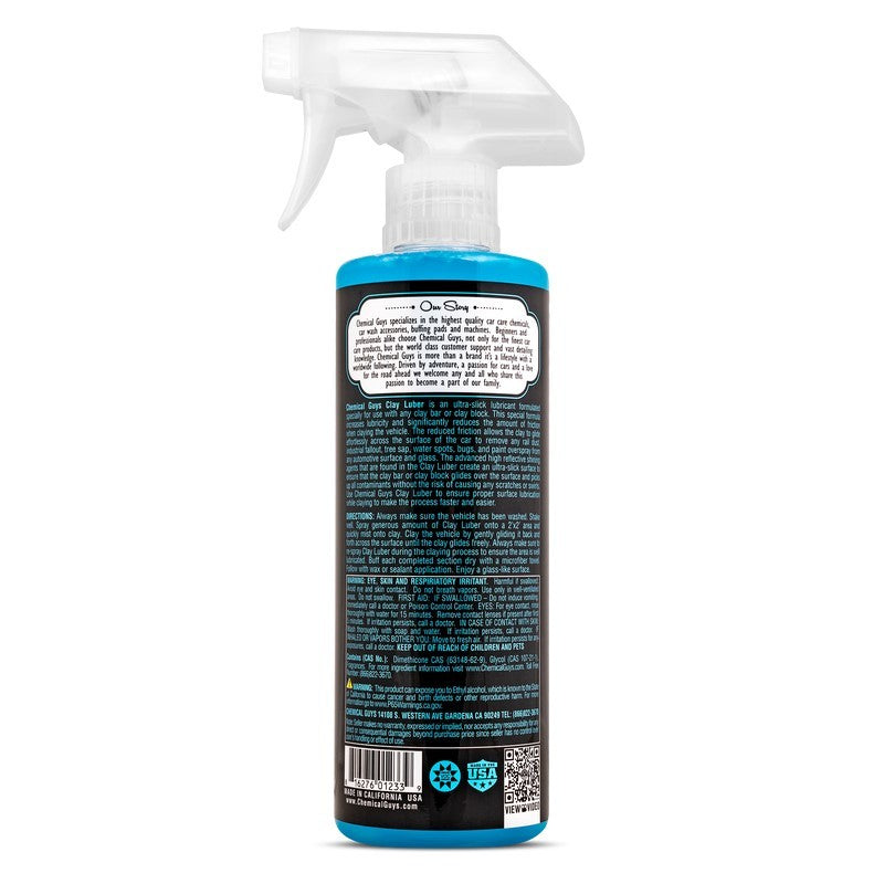 Chemical Guys Clay Luber Synthetic Lubricant & Detailer - 16oz Chemical Guys Detailing Clays  AXOPROS