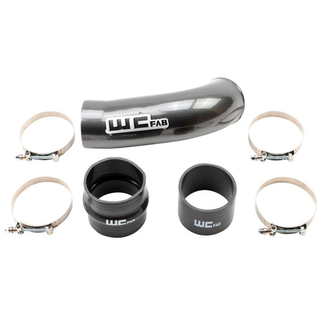 Wehrli 2020-2024 Chevrolet 6.6L L5P Duramax 4in Intake Pipe (Use w/OEM Air Box) - Gloss Black Wehrli Air Intake Components  AXOPROS