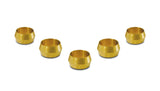 Vibrant Brass Olive Inserts 3/8in - Pack of 5 Vibrant Fittings  AXOPROS