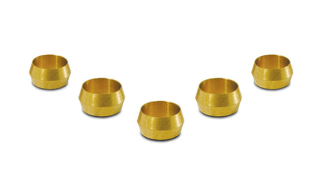 Vibrant Brass Olive Inserts 3/8in - Pack of 5 Vibrant Fittings  AXOPROS