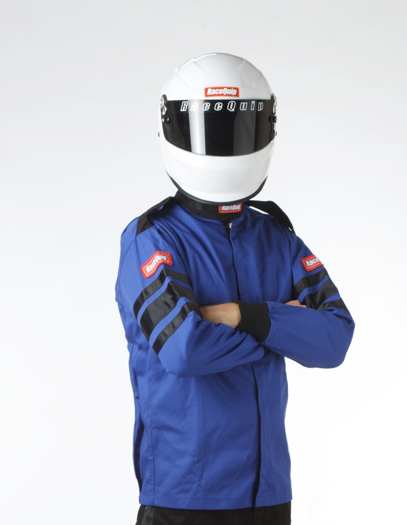 RaceQuip Blue SFI-1 1-L Jacket - XL Racequip Racing Jackets  AXOPROS