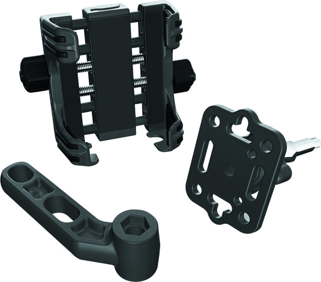 Kuryakyn Tech Connect Standard Cradle For Perch Mount Black Kuryakyn Phone Holders  AXOPROS