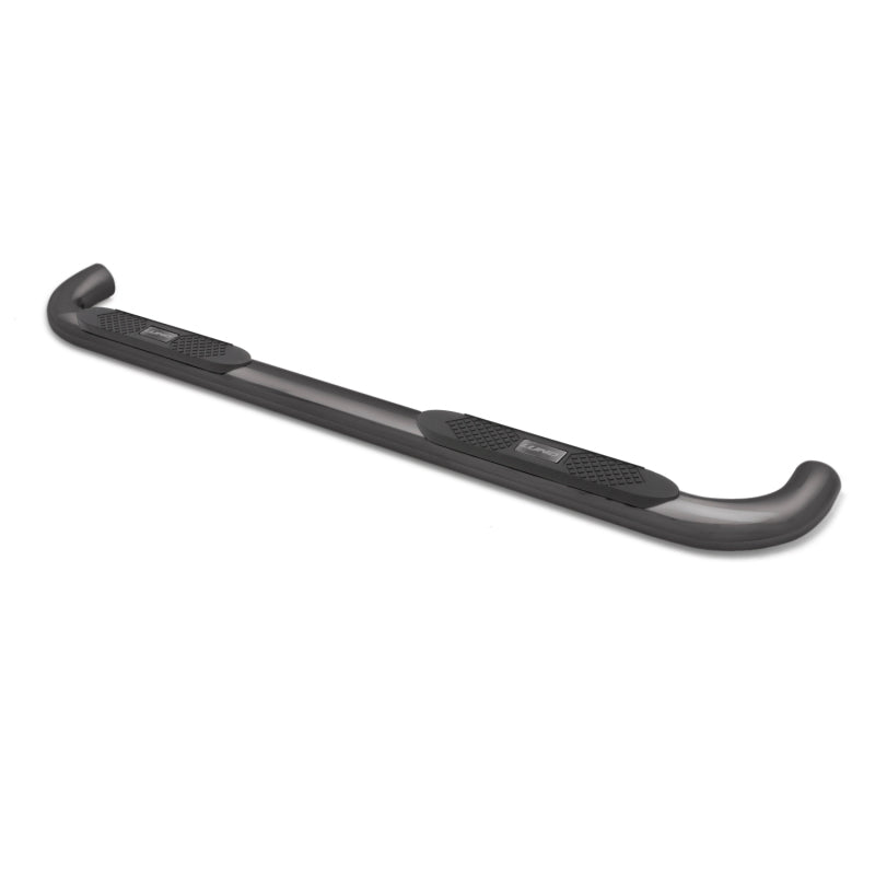 Lund 15-18 Ford F-150 SuperCrew 4in. Oval Curved Steel Nerf Bars - Black LUND Nerf Bars  AXOPROS