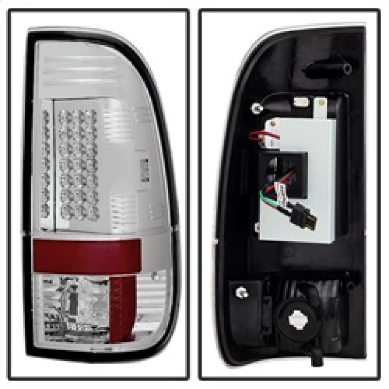 Spyder Ford Super Duty 08-15 LED Tail Lights Chrome ALT-YD-FS07-LED-C SPYDER Tail Lights  AXOPROS
