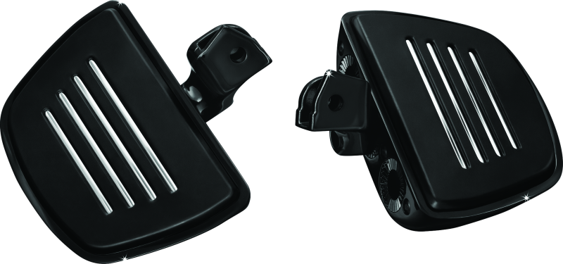 Kuryakyn Premium Mini Boards 01-17 Honda GL1800 Black Kuryakyn Running Boards  AXOPROS
