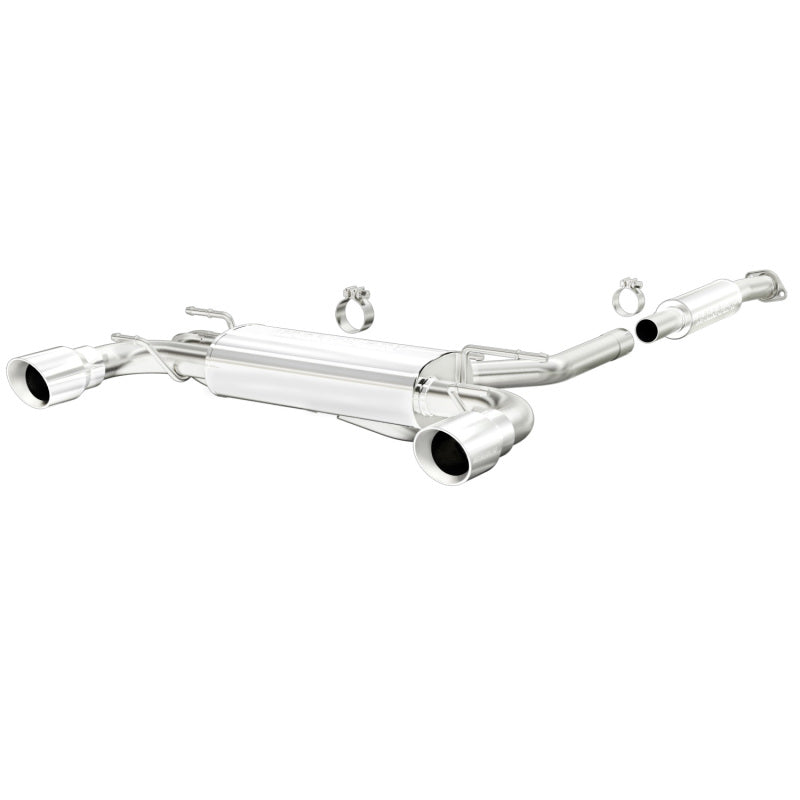 MagnaFlow 13 Scion FR-S / 13 Subaru BRZ Dual Split Rear Exit Stainless Cat Back Performance Exhaust Magnaflow Catback  AXOPROS