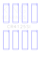 King Subaru EJ20/EJ22/EJ25 (Including Turbo) Silicone Bi-Metal Alum Rod Bearing Set - Size STD King Engine Bearings Bearings  AXOPROS