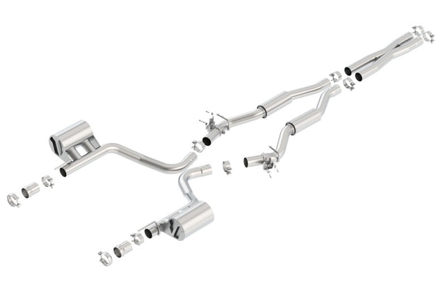 Borla 2015 Dodge Challenger SRT/392 Hemi 6.4L V8 S-TYPE Catback Exhaust w/ Valves Factory Bezel Borla Catback  AXOPROS