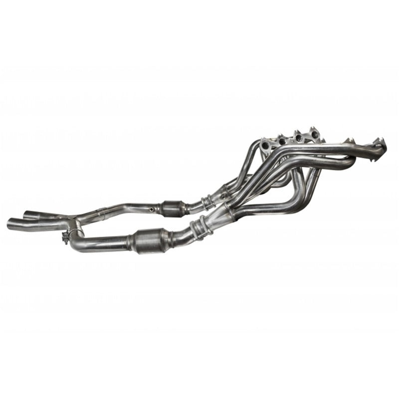 Kooks 05-10 Ford Mustang GT Manual 1 5/8in x 2 1/2in SS Long Tube Headers and OEM Catted SS X Pipe Kooks Headers Headers & Manifolds  AXOPROS