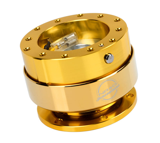 NRG Quick Release - Gold Body/Chrome Gold Ring NRG Quick Release Adapters  AXOPROS