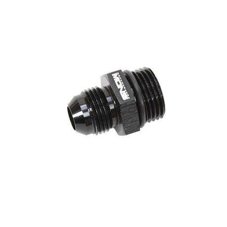 Snow Performance Snow -10 ORB to -8AN Straight Fitting (Black) Fittings aftermarket performance part