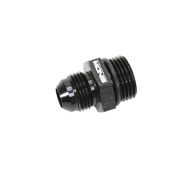 Snow Performance Snow -10 ORB to -8AN Straight Fitting (Black) Fittings aftermarket performance part