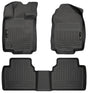 Husky Liners 10-12 Ford Fusion/Lincoln MKZ (FWD) WeatherBeater Combo Black Floor Liners Husky Liners Floor Mats - Rubber  AXOPROS