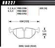 Hawk 95-99 BMW M3 E36 HPS Street Rear Brake Pads Hawk Performance Brake Pads - Performance  AXOPROS