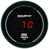 AutoMeter Gauge Kit 5 Pc. 3-3/8in. & 2-1/16in. Elec Speedo Digital Black Dial W/ Red Led AutoMeter Gauges  AXOPROS
