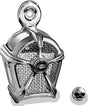 Kuryakyn Mach 2 Horn Cover Chrome With Chrome Mesh Kuryakyn Horn Accessories  AXOPROS