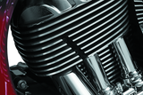 Kuryakyn Exhaust Port Fillers For Indian Black & Raw Kuryakyn Exterior Trim  AXOPROS
