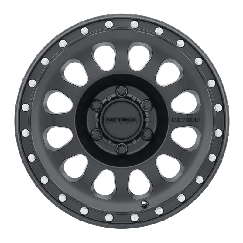 Method MR315 17x9 -12mm Offset 6x5.5 106.25mm CB Matte Black Wheel Method Wheels Wheels - Cast  AXOPROS