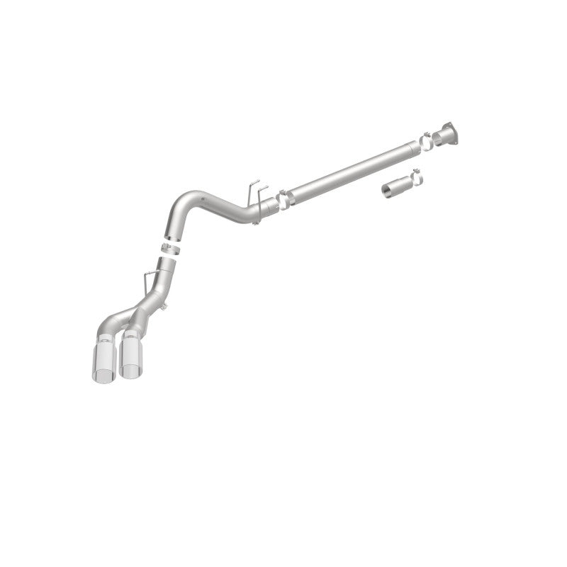 MagnaFlow 08-17 Ford F-250/F-350/F-450 4.6L/6.7 DPF-Back SS 4in Dual Single Passenger Side Rear Exit Magnaflow DPF Back  AXOPROS