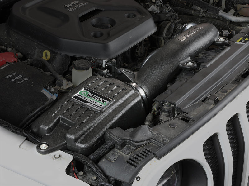 aFe Quantum Pro 5R Cold Air Intake System 18-20 Jeep Wrangler JL L4-2.0L (t) aFe Cold Air Intakes  AXOPROS