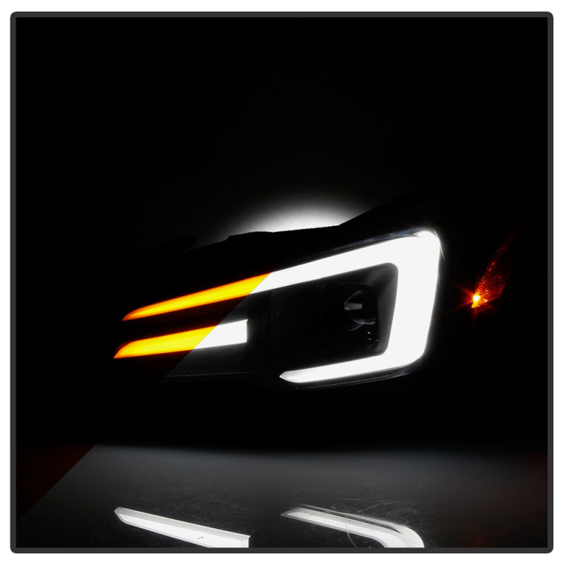Spyder Subaru Impreza WRX 15-20 Halogen Model Projector Headlights - Black PRO-YD-SWRX15SI-SBSEQ-BK SPYDER Headlights  AXOPROS