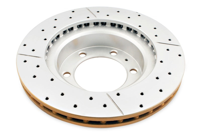 DBA 05-20 Toyota Tacoma (w/6 Lug Wheel & 4 Piston Clpr) Front Drilled & Slotted Street Series Rotor DBA Brake Rotors - Slot & Drilled  AXOPROS