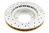 DBA 05-20 Toyota Tacoma (w/6 Lug Wheel & 4 Piston Clpr) Front Drilled & Slotted Street Series Rotor DBA Brake Rotors - Slot & Drilled  AXOPROS