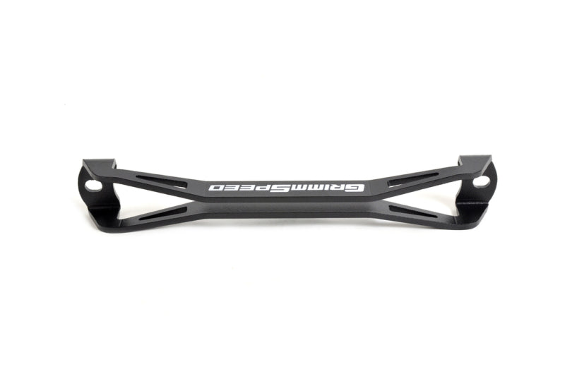 GrimmSpeed 08-18 Subaru WRX/STI Lightweight Battery Tie Down - Black GrimmSpeed Battery Tiedowns  AXOPROS