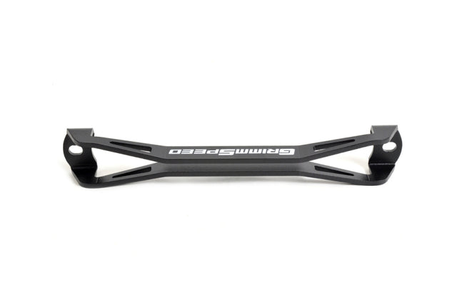 GrimmSpeed 08-18 Subaru WRX/STI Lightweight Battery Tie Down - Black GrimmSpeed Battery Tiedowns  AXOPROS
