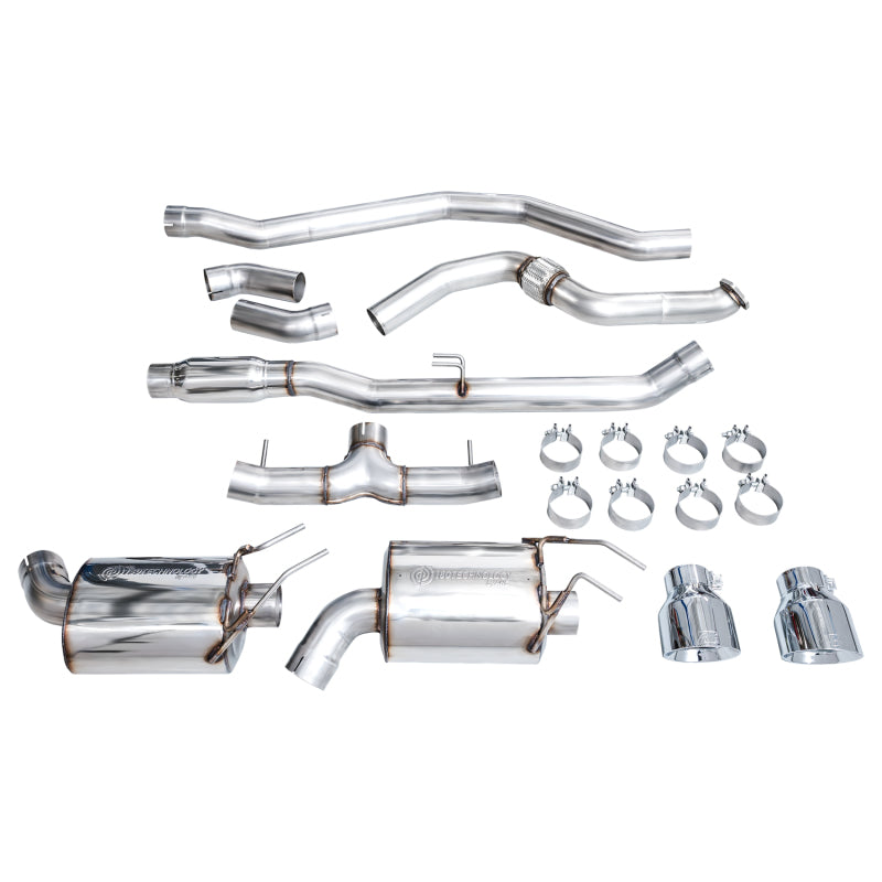 AWE Tuning 22+ Honda Civic Si/Acura Integra Touring Edition Catback Exhaust - Dual Chrome Silver Tip AWE Tuning Catback  AXOPROS