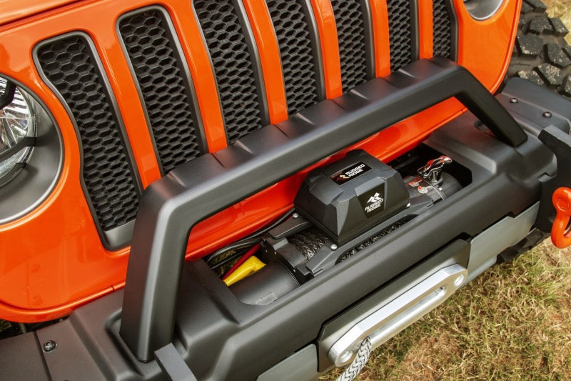 Rugged Ridge 18-21 Jeep Wrangler/Gladiator (JL/JT) Venator Modular Bumper - Black Rugged Ridge Bumpers - Steel  AXOPROS