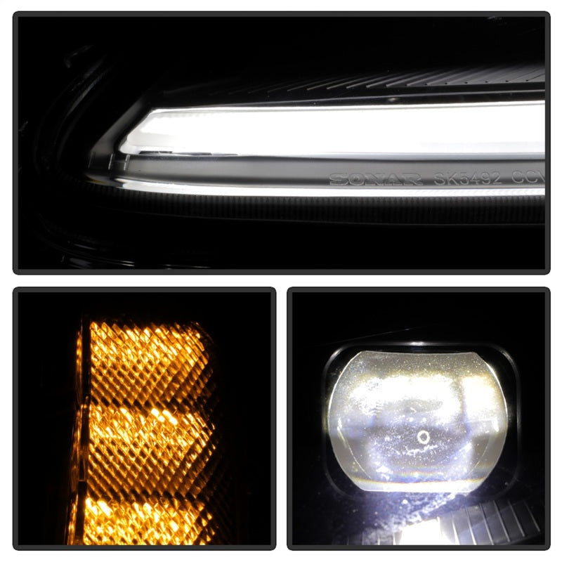 Spyder Apex Series 05-13 Chevrolet C6 Corvette Hi Powered LED Module Headlights SPYDER Headlights  AXOPROS