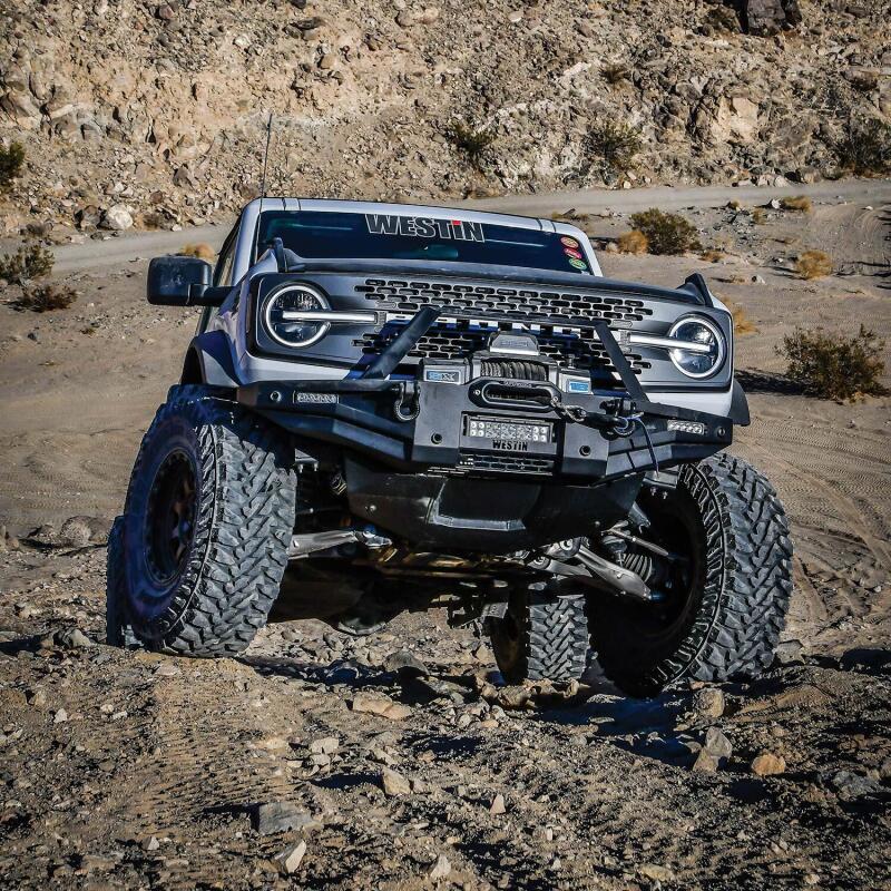 Westin 21-23 Ford Bronco(w/sensors excl. Bronco Sport) XTS Bumper - Textured Black Westin Bumpers - Steel  AXOPROS