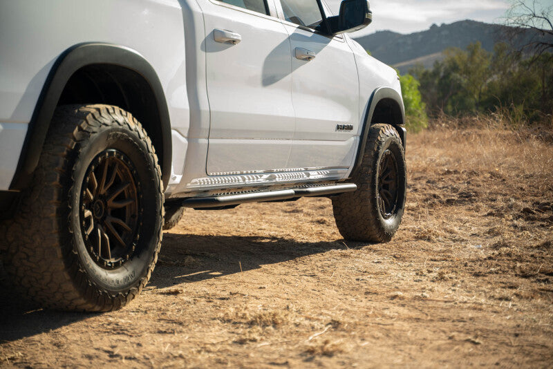 DV8 Offroad DV8 Offroad 19-25 RAM 1500 Crew Cab OE Plus Side Steps - Black Steel Side Steps aftermarket performance part