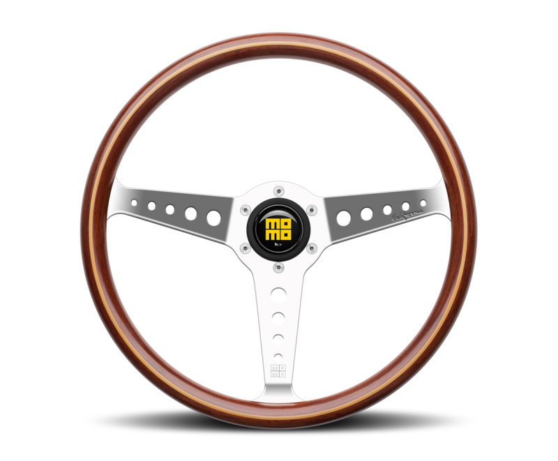 Momo California Wood Steering Wheel 360 mm - Mahogany Wood/Pol Spokes MOMO Steering Wheels  AXOPROS