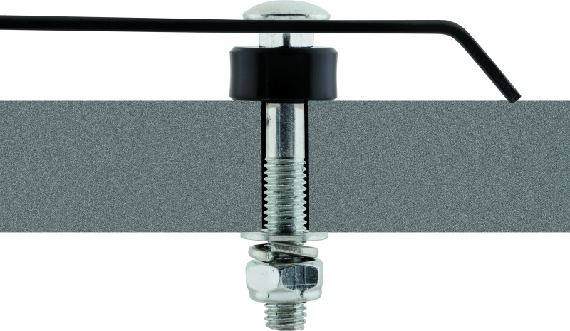 BikeMaster Heavy Duty Wheel Chock - Silver BikeMaster Bike Racks  AXOPROS