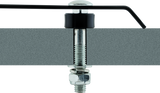 BikeMaster Heavy Duty Wheel Chock - Silver BikeMaster Bike Racks  AXOPROS