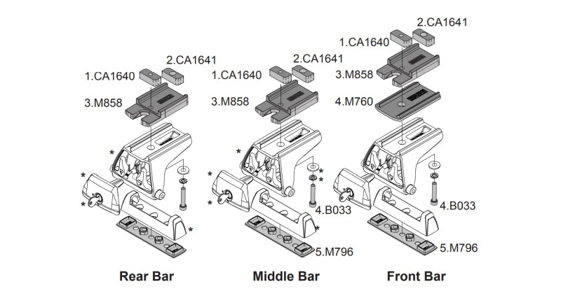 Rhino-Rack Pioneer Leg Height Spacer for RLT600 Legs Rhino-Rack Hardware Kits - Other  AXOPROS