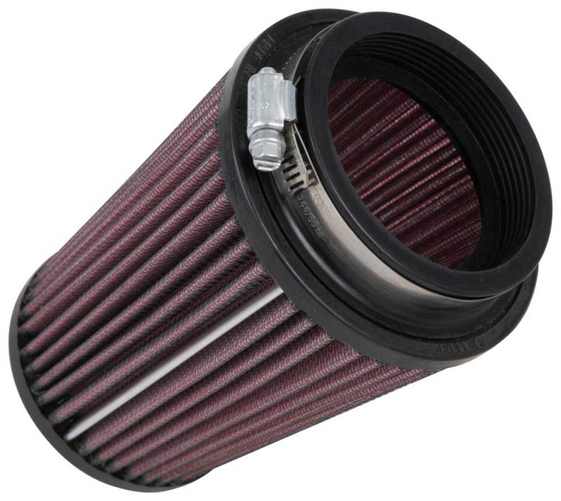 K&N Filter Universal Rubber Filter 3  Flange 4 1/2 Base inch 3 1/2 inch Top 5 3/4 inch Height K&N Engineering Air Filters - Universal Fit  AXOPROS