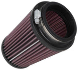 K&N Filter Universal Rubber Filter 3  Flange 4 1/2 Base inch 3 1/2 inch Top 5 3/4 inch Height K&N Engineering Air Filters - Universal Fit  AXOPROS