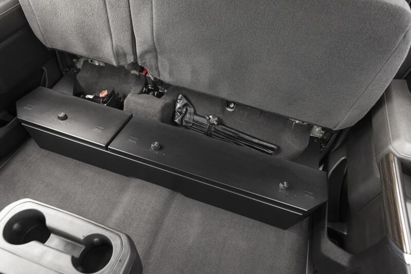 Tuffy Underseat Lockbox W/ Combo Lock For Chevrolet Silverado & Gmc Sierra Crew & Double Cab Tuffy Products Cargo Boxes & Bags  AXOPROS