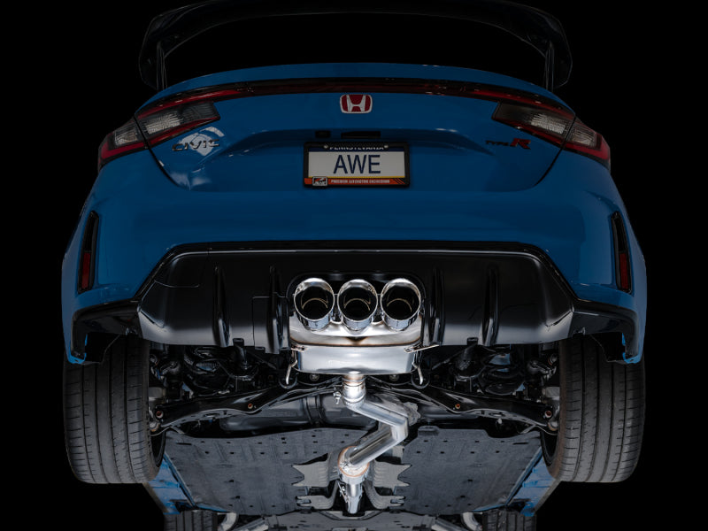 AWE Tuning 2023 Honda Civic Type R FL5 Touring Edition Exhaust w/ Triple Chrome Silver Tips AWE Tuning Catback  AXOPROS