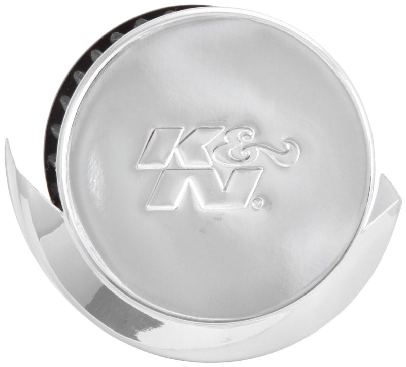 K&N 1.5in Flange ID x 3in OD x 2.5in Height Clamp On Crankcase Vent Filter K&N Engineering Air Filters - Universal Fit  AXOPROS