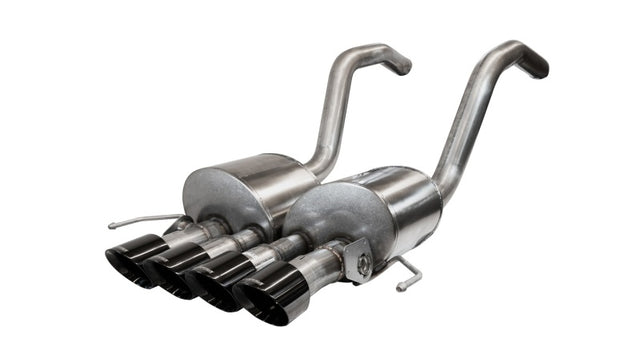 Corsa 2015-2019 Chevrolet Corvette C7 Z06 6.2L 2.75in Xtreme Axle-Back w/ Dual NPP & Quad Black Tips CORSA Performance Axle Back  AXOPROS