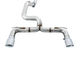 AWE Tuning Ford Focus RS Track Edition Cat-back Exhaust - Chrome Silver Tips AWE Tuning Catback  AXOPROS